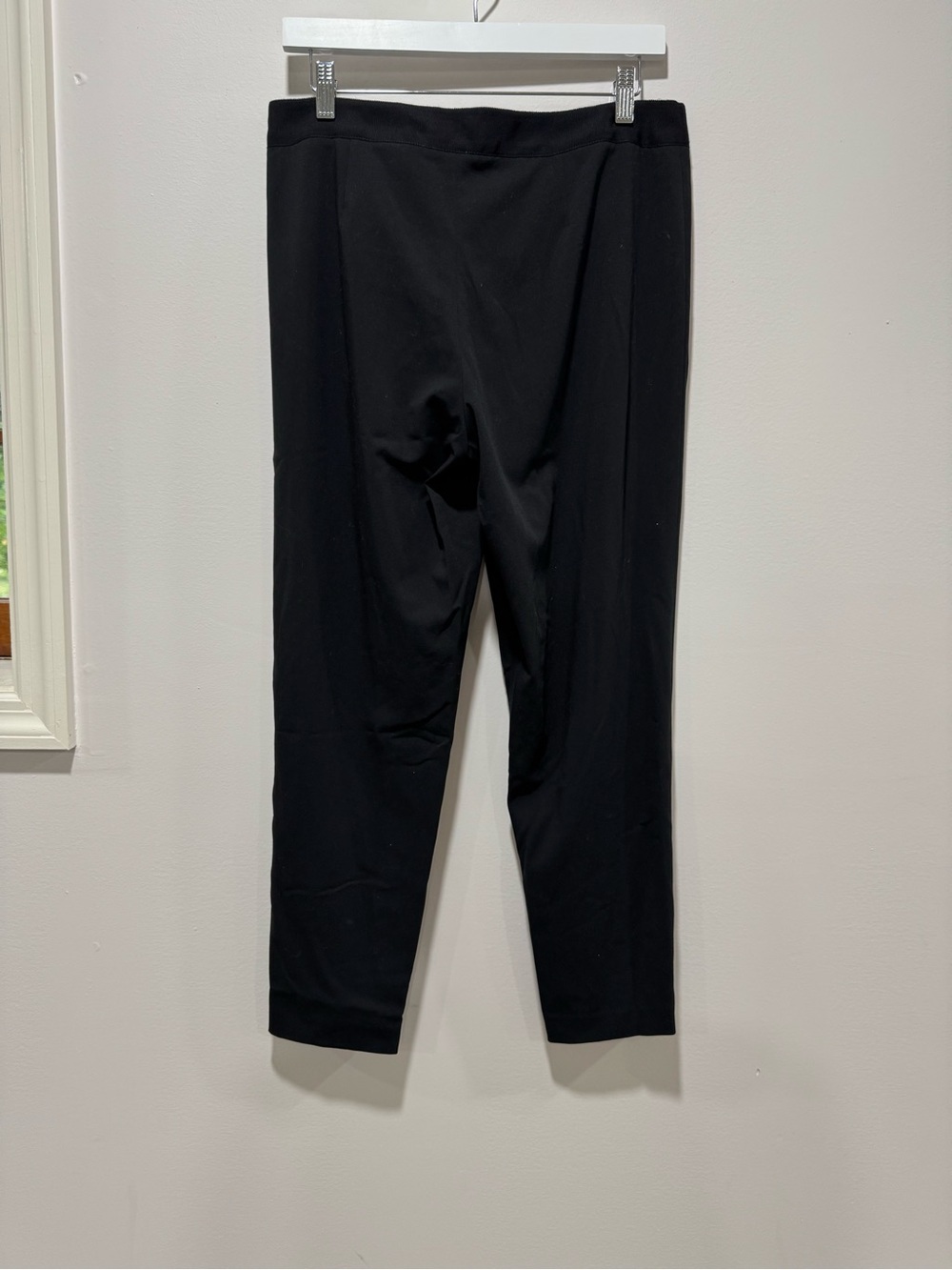 Elie Tahari Crepe Side Tie Slim Sash Pants Tapered Ankle Trousers Size 6 - Picture 3 of 4